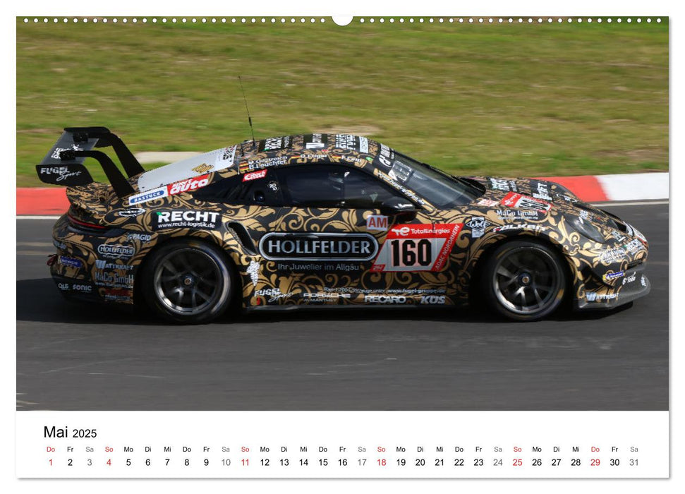 Motorsport aus Zuffenhausen (CALVENDO Premium Wandkalender 2025)