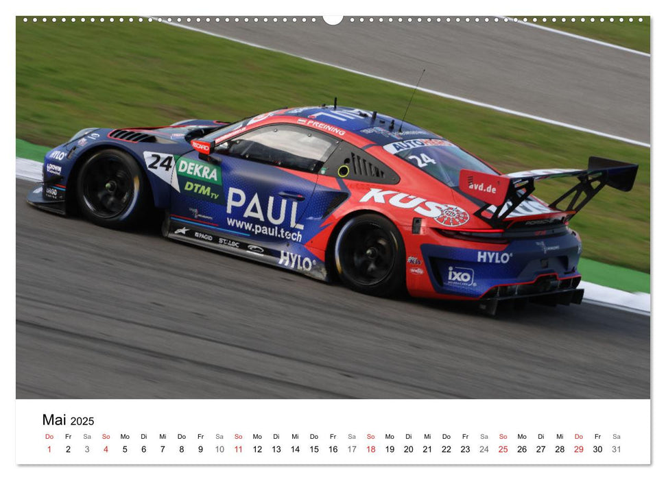 Motorsport aus Zuffenhausen (CALVENDO Premium Wandkalender 2025)