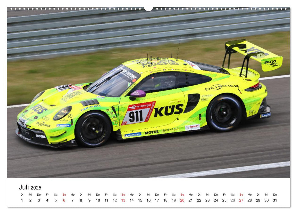 Motorsport aus Zuffenhausen (CALVENDO Premium Wandkalender 2025)