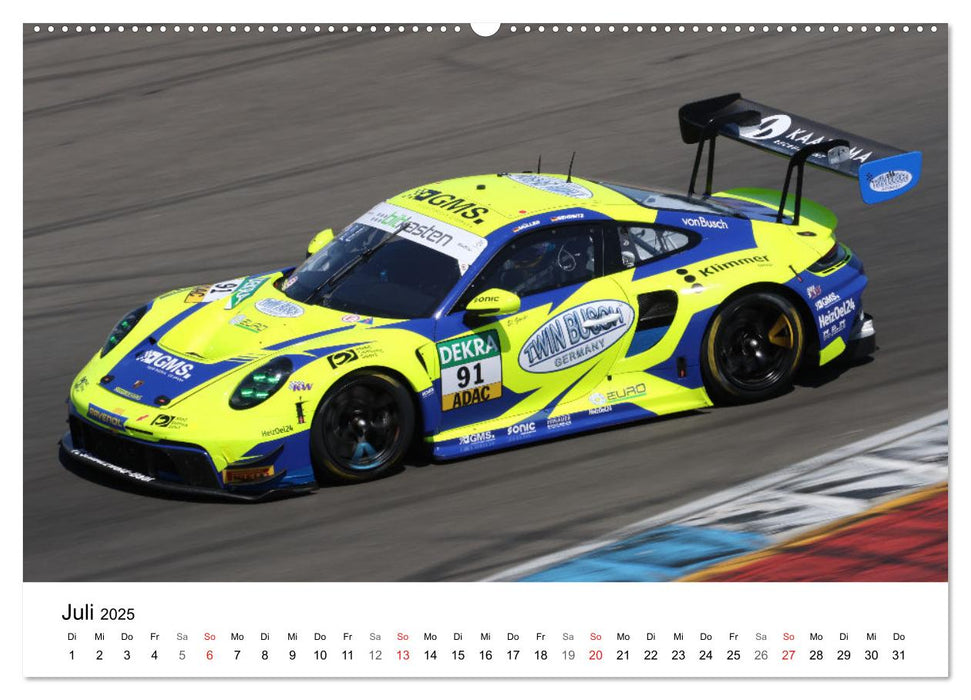 Motorsport aus Zuffenhausen (CALVENDO Premium Wandkalender 2025)