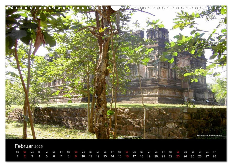 SRI LANKA (CALVENDO Wandkalender 2025)