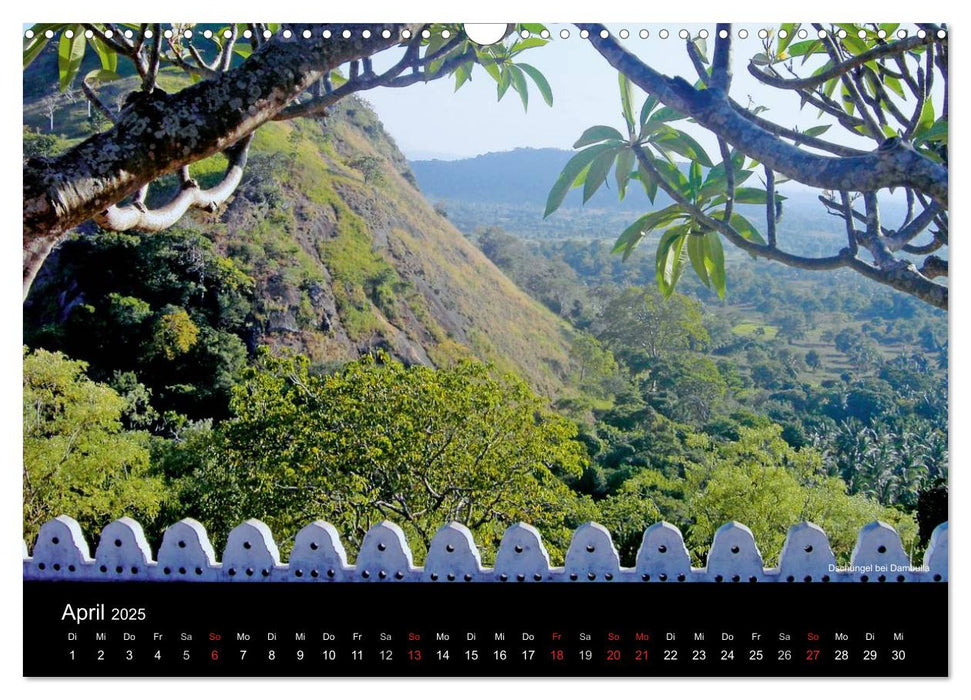 SRI LANKA (CALVENDO Wandkalender 2025)