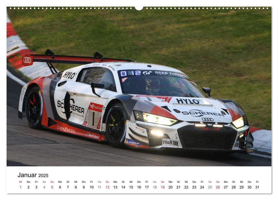 24h am Ring (CALVENDO Premium Wandkalender 2025)