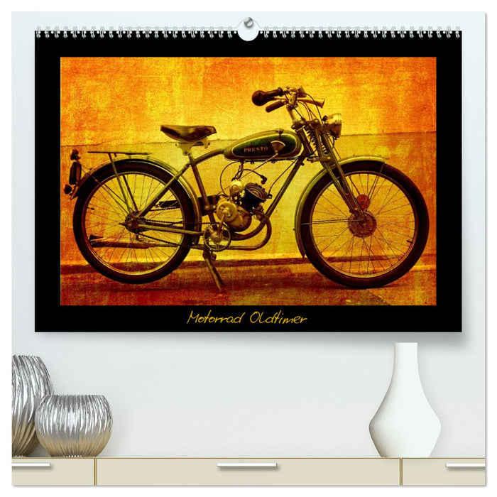 Motorrad Oldtimer (CALVENDO Premium Wandkalender 2025)