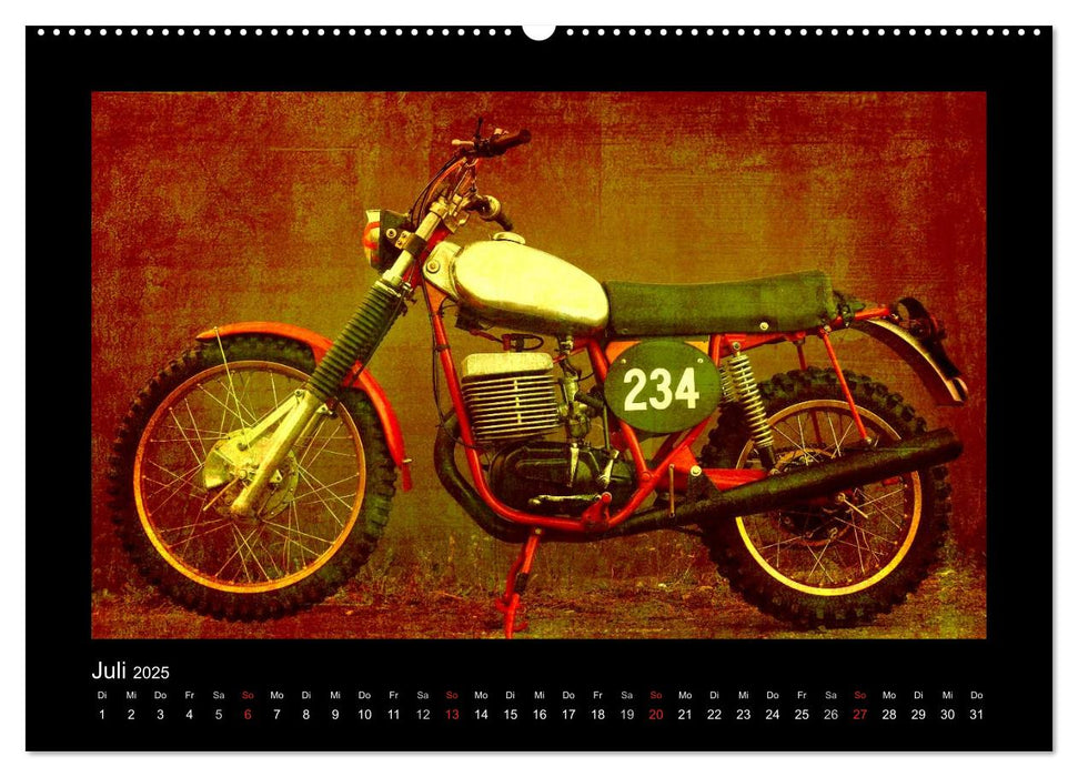 Motorrad Oldtimer (CALVENDO Premium Wandkalender 2025)