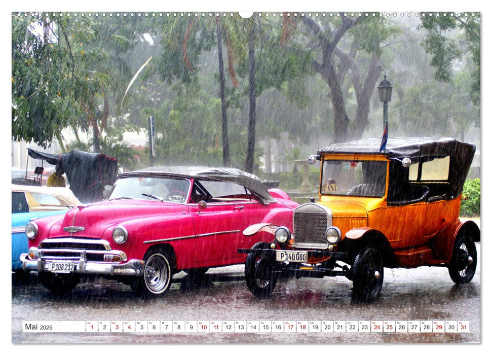 Tin Lizzie - Ford Modell T in Kuba (CALVENDO Wandkalender 2025)
