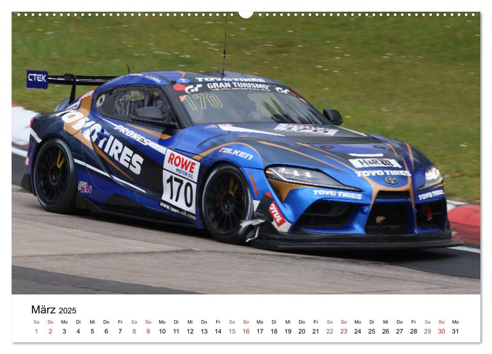 Motorsport in Deutschland (CALVENDO Premium Wandkalender 2025)