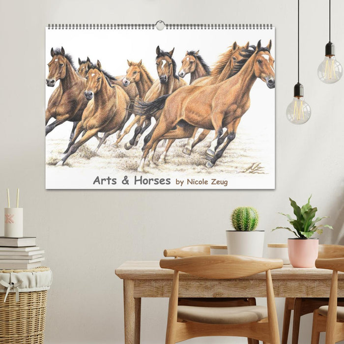 Arts & Horses (CALVENDO Wandkalender 2025)