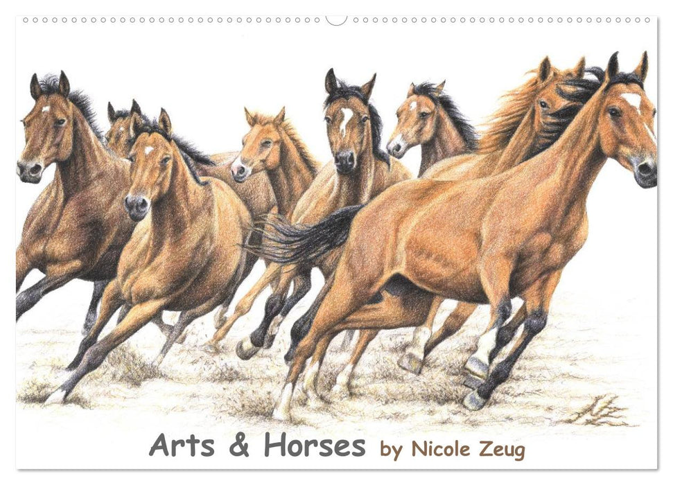 Arts & Horses (CALVENDO Wandkalender 2025)