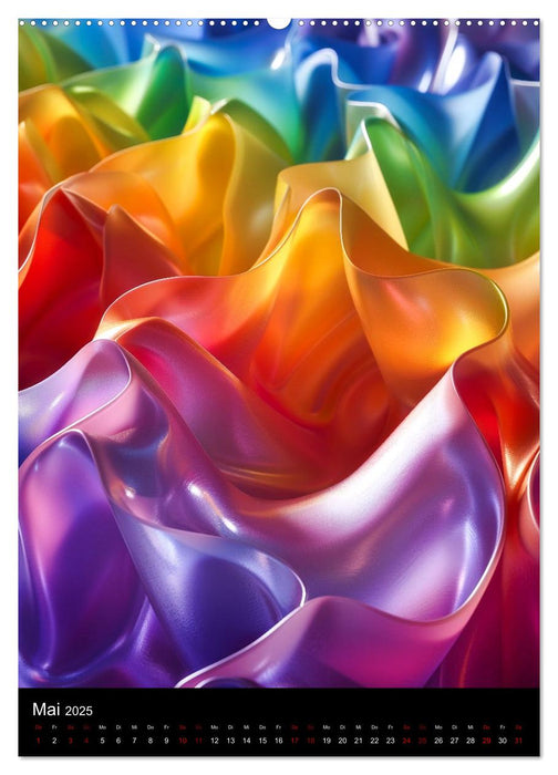 Tanz der Farben - Bunt durch das Jahr (CALVENDO Premium Wandkalender 2025)