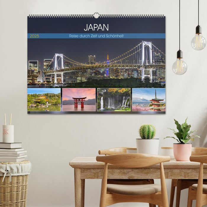 JAPAN Reise durch Zeit und Schönheit (CALVENDO Wandkalender 2025)