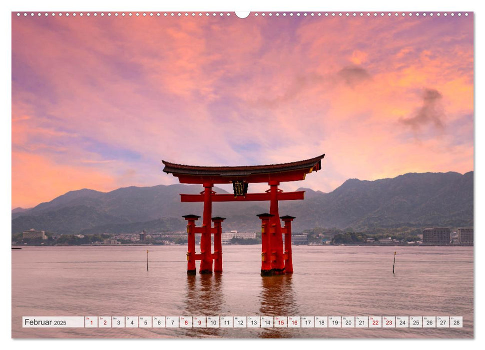 JAPAN Reise durch Zeit und Schönheit (CALVENDO Wandkalender 2025)