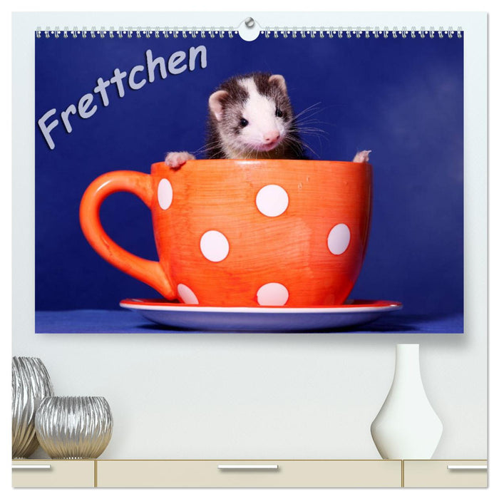 Frettchen - Ferrets (CALVENDO Premium Wandkalender 2025)