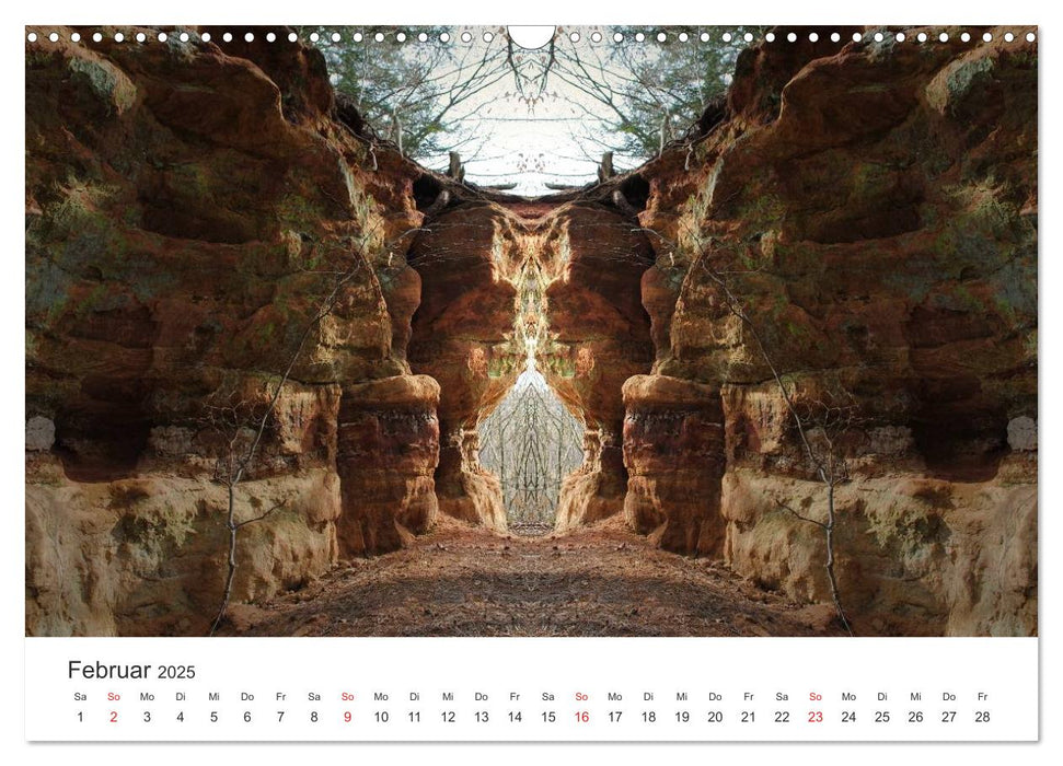 Spiegelwelten - Natur anders sehen (CALVENDO Wandkalender 2025)