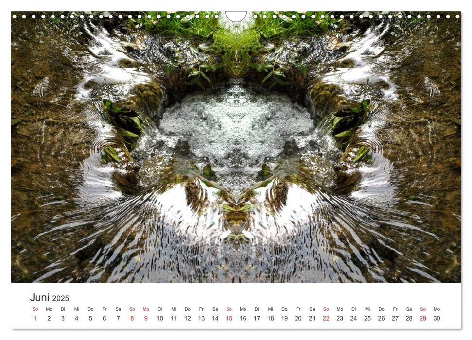 Spiegelwelten - Natur anders sehen (CALVENDO Wandkalender 2025)