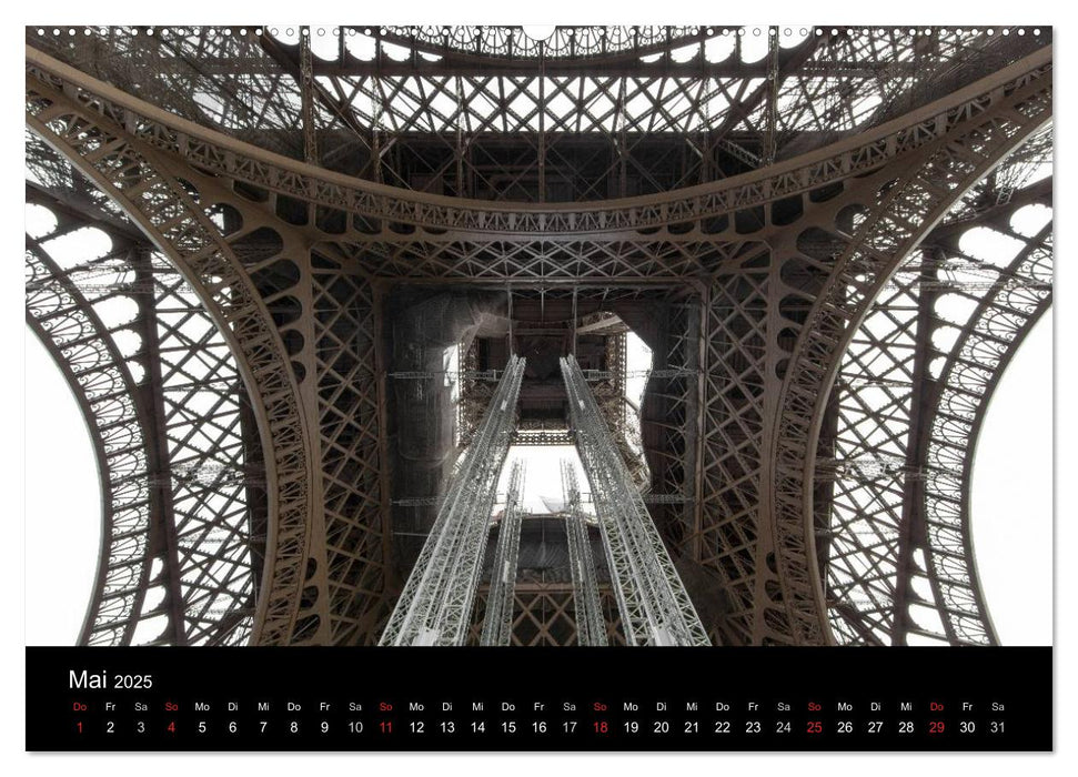 Eiffel Tower – Tour Eiffel – Eiffelturm – Paris 2025 (CALVENDO Wandkalender 2025)