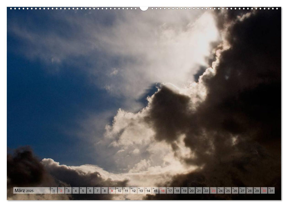 Wolken - Die Gesichter des Himmels (CALVENDO Wandkalender 2025)