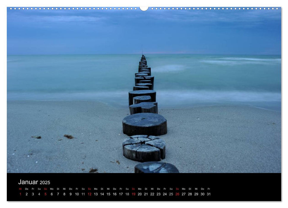 Natur und Meer auf dem Darß (CALVENDO Premium Wandkalender 2025)
