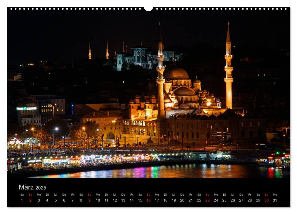 Istanbul Highlights (CALVENDO Premium Wandkalender 2025)