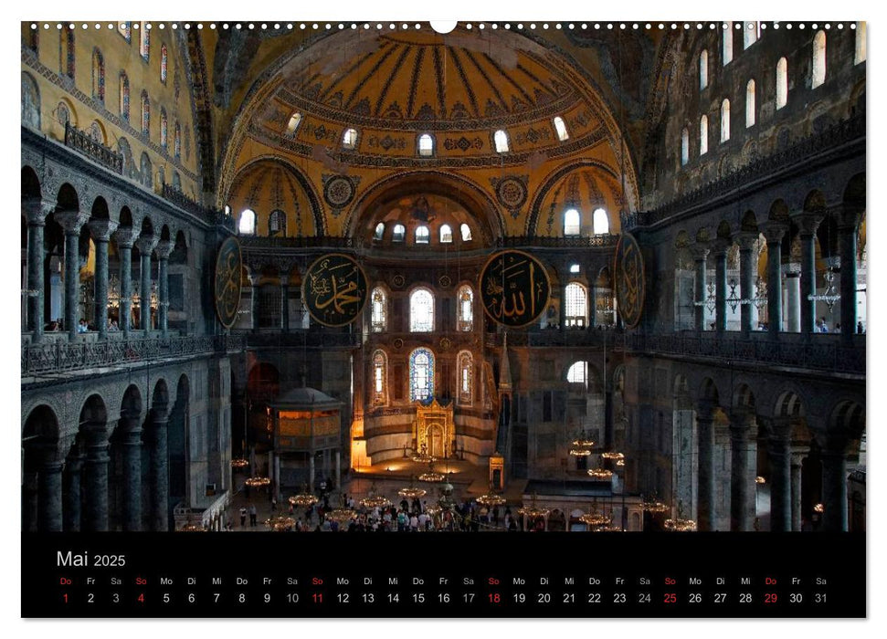 Istanbul Highlights (CALVENDO Premium Wandkalender 2025)