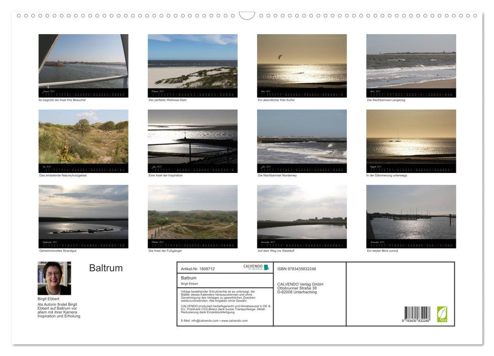 Baltrum (CALVENDO Wandkalender 2025)