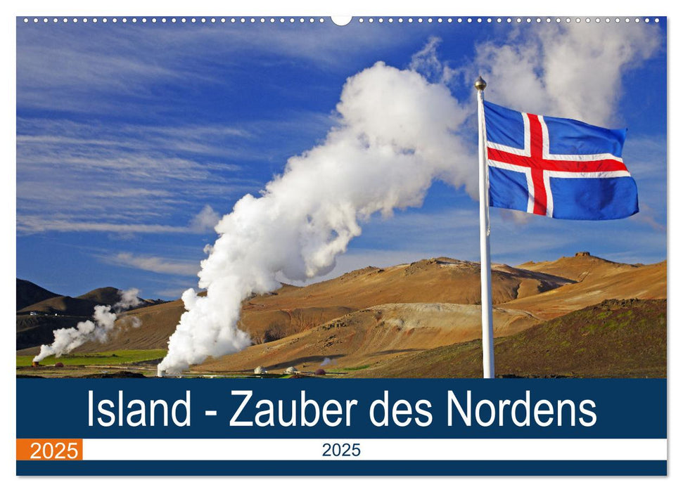 Island - Zauber des Nordens (CALVENDO Wandkalender 2025)