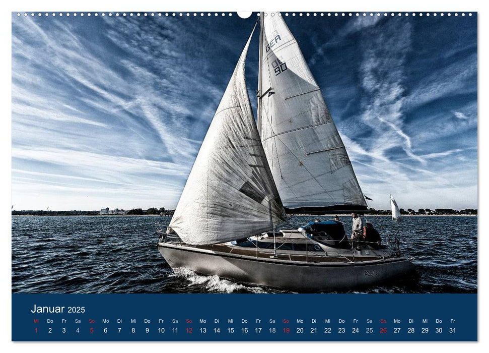 Segelregatta (CALVENDO Wandkalender 2025)