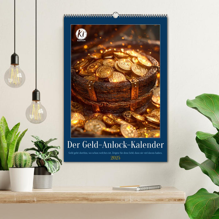 Der Geld-Anlock-Kalender (CALVENDO Wandkalender 2025)