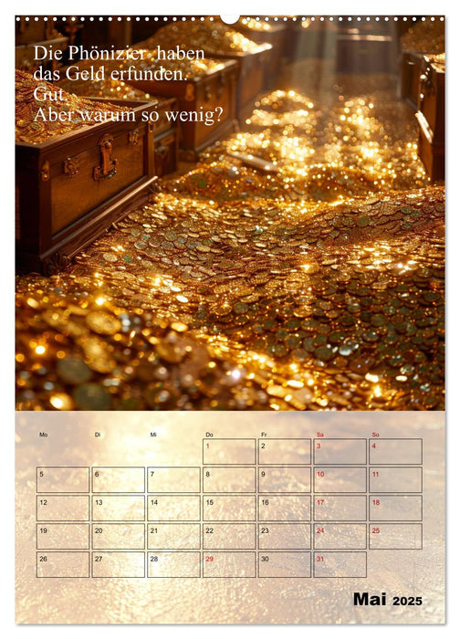 Der Geld-Anlock-Kalender (CALVENDO Wandkalender 2025)