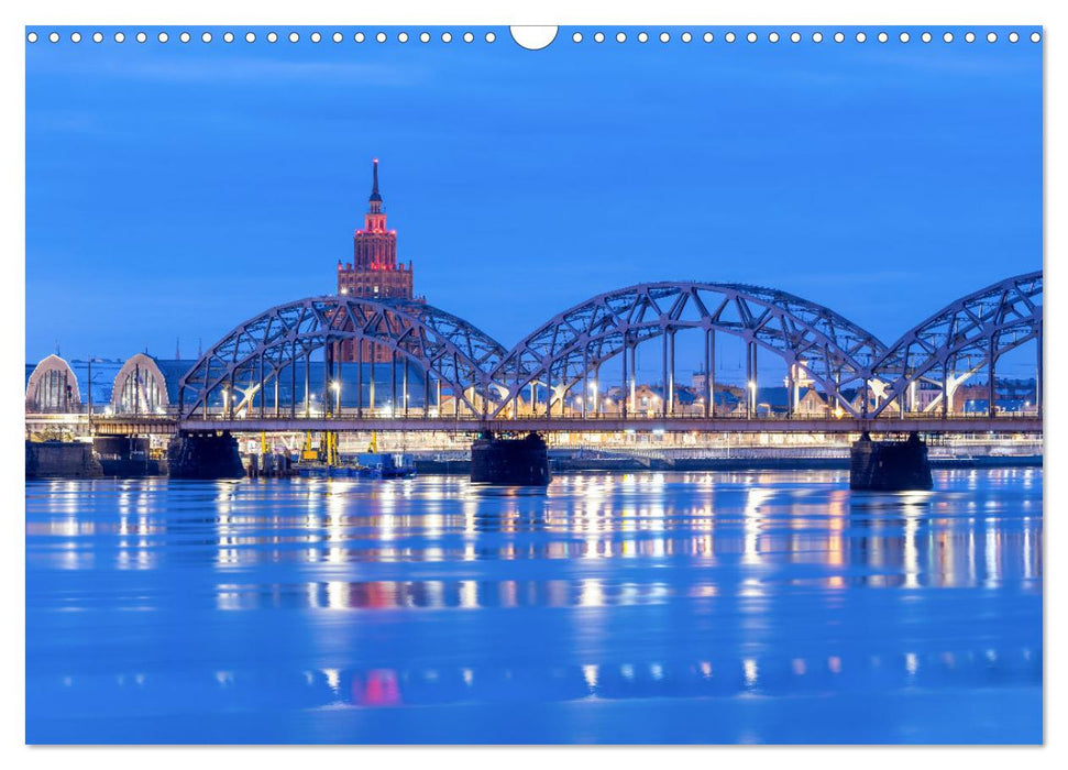 Riga - Paris des Ostens (CALVENDO Wandkalender 2025)