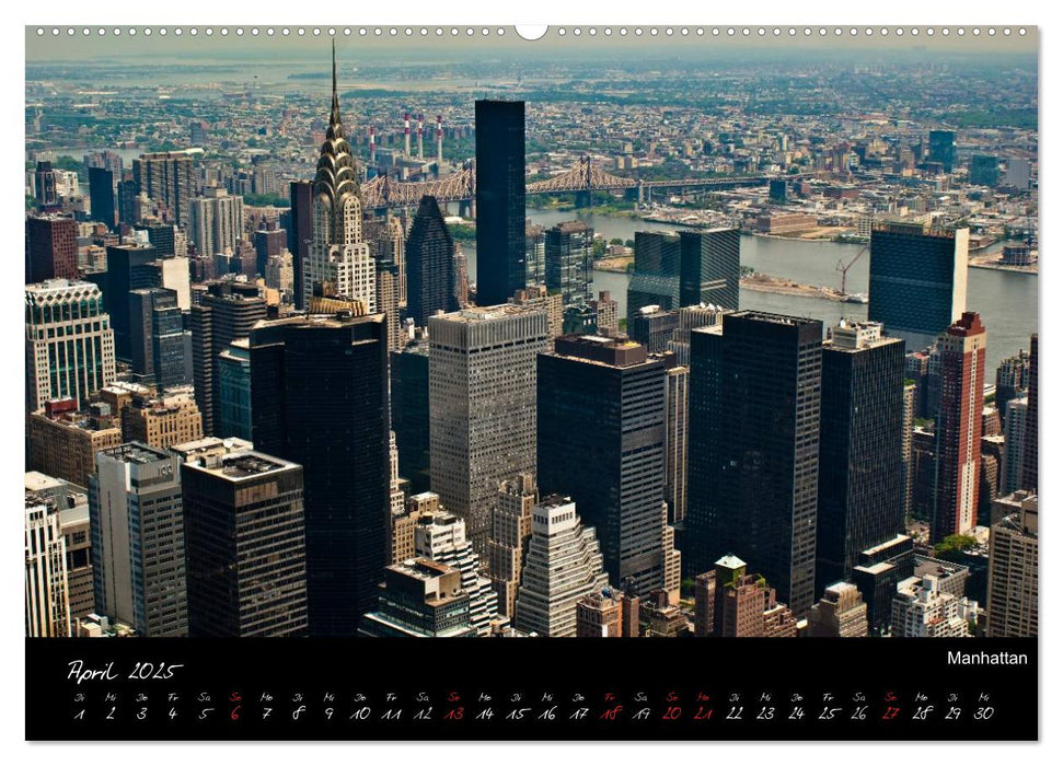 Ansichten einer Stadt: New York (CALVENDO Premium Wandkalender 2025)