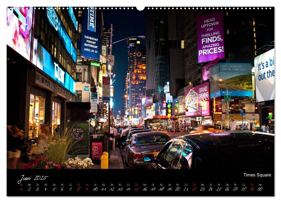 Ansichten einer Stadt: New York (CALVENDO Premium Wandkalender 2025)