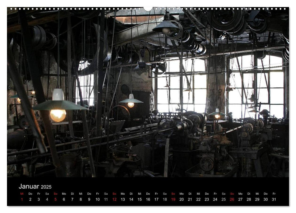 Industriekultur, Schraubenfabrik Zehner, Saalfeld (CALVENDO Wandkalender 2025)