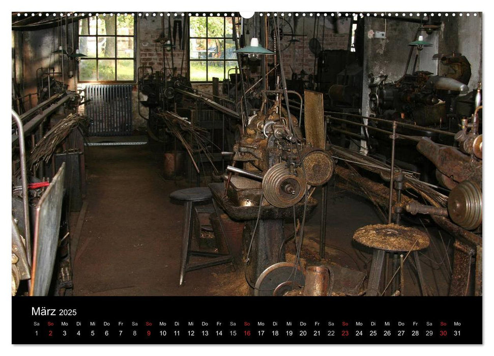 Industriekultur, Schraubenfabrik Zehner, Saalfeld (CALVENDO Wandkalender 2025)