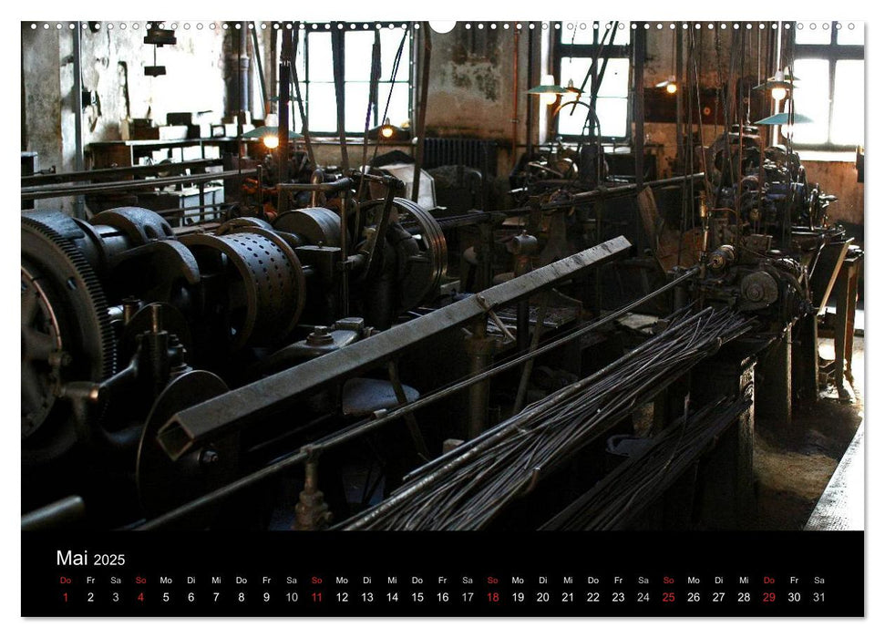 Industriekultur, Schraubenfabrik Zehner, Saalfeld (CALVENDO Wandkalender 2025)