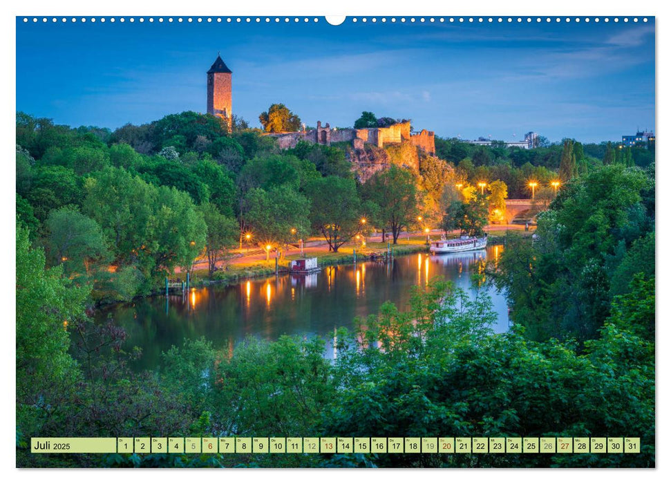 Grünes Halle/Saale - Meine wilde Händelstadt (CALVENDO Premium Wandkalender 2025)