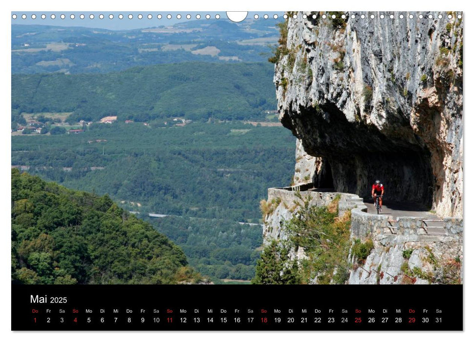 Alpenpässe auf dem Rennrad Vol. 1 (CALVENDO Wandkalender 2025)