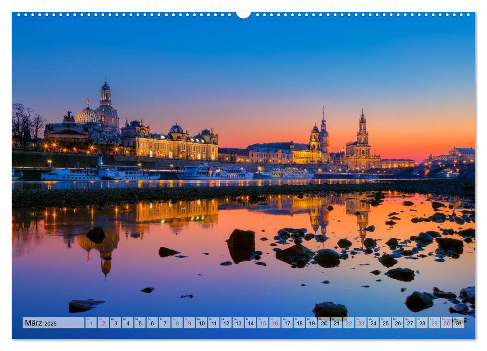 Dresden - Perle des Barock (CALVENDO Premium Wandkalender 2025)