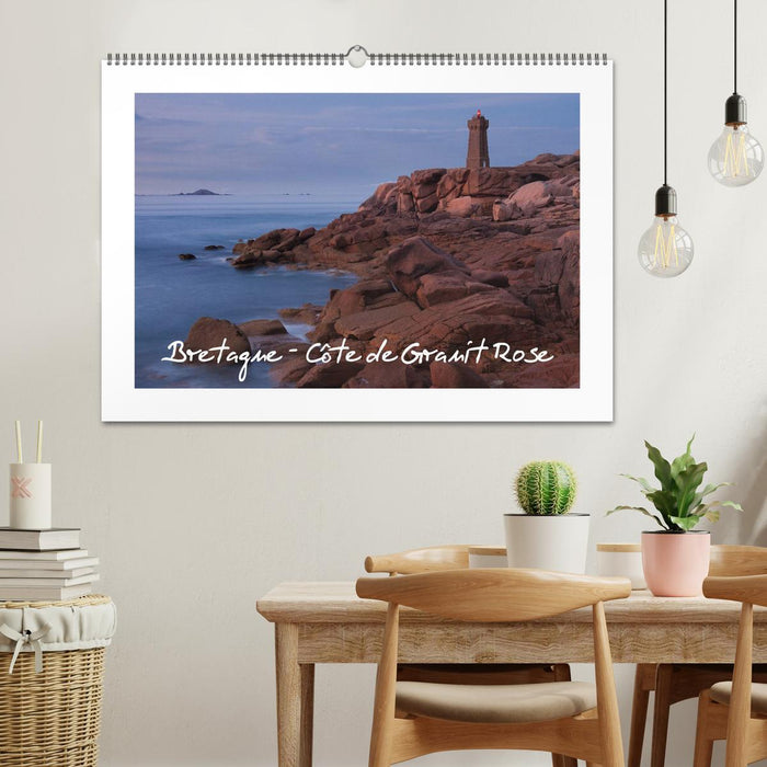 Bretagne - Côte de Granit Rose (CALVENDO Wandkalender 2025)