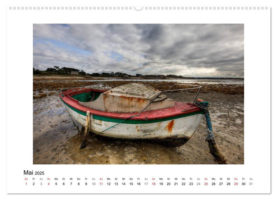 Bretagne - Côte de Granit Rose (CALVENDO Wandkalender 2025)