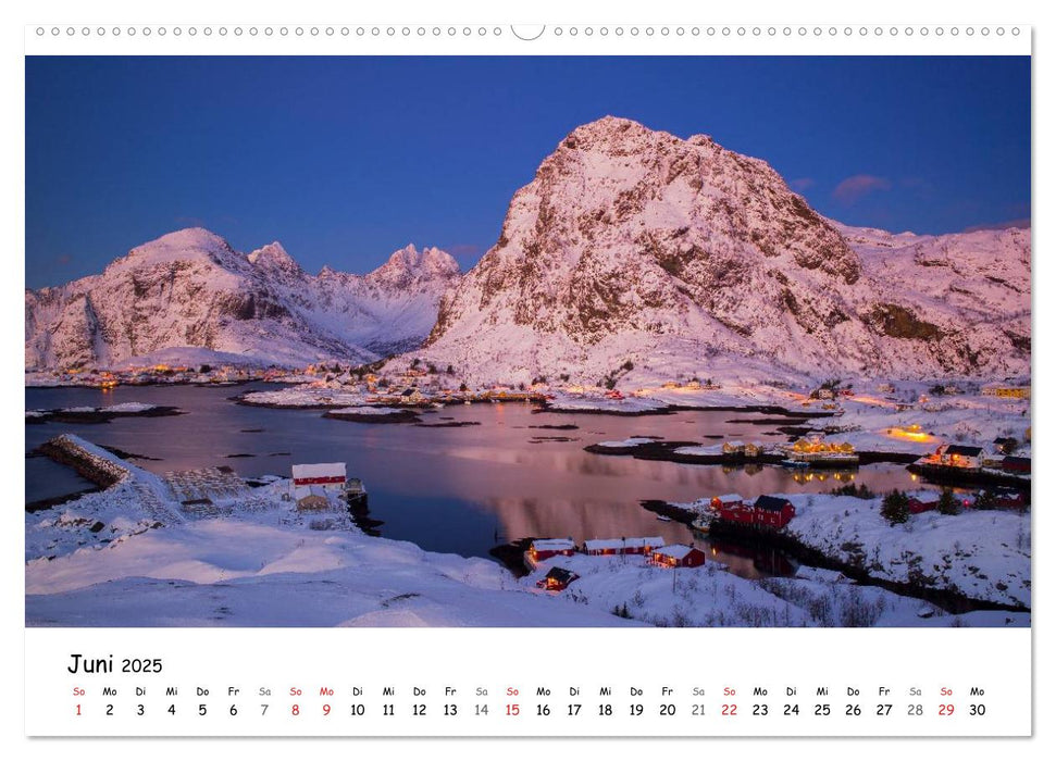 Lofoten im Winter (CALVENDO Wandkalender 2025)