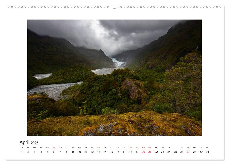 Neuseeland - Südinsel (CALVENDO Wandkalender 2025)