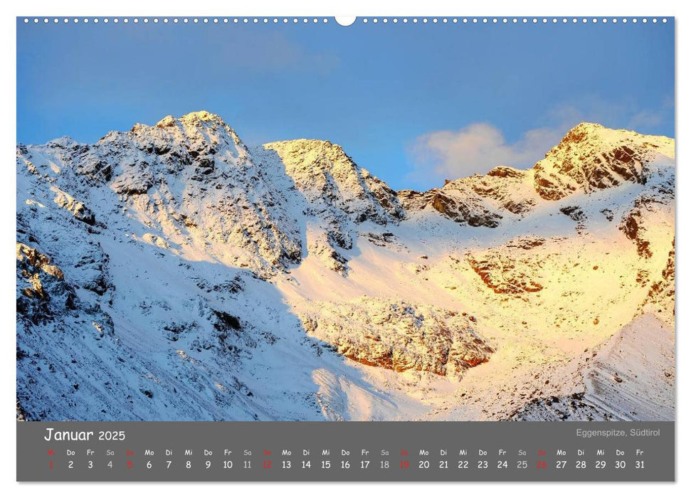 Traumhafte Bergwelt Kalender (CALVENDO Premium Wandkalender 2025)