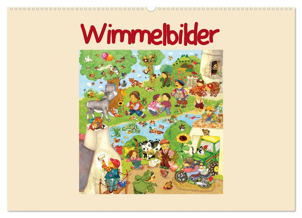 Wimmelbilder (CALVENDO Wandkalender 2025)