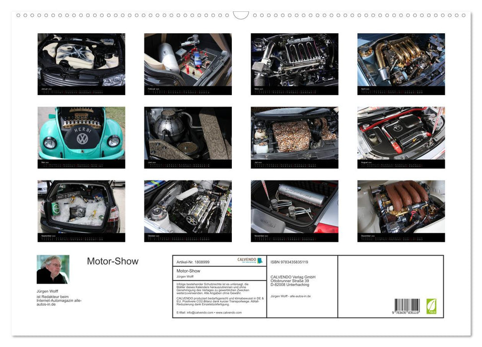 Motor-Show (CALVENDO Wandkalender 2025)