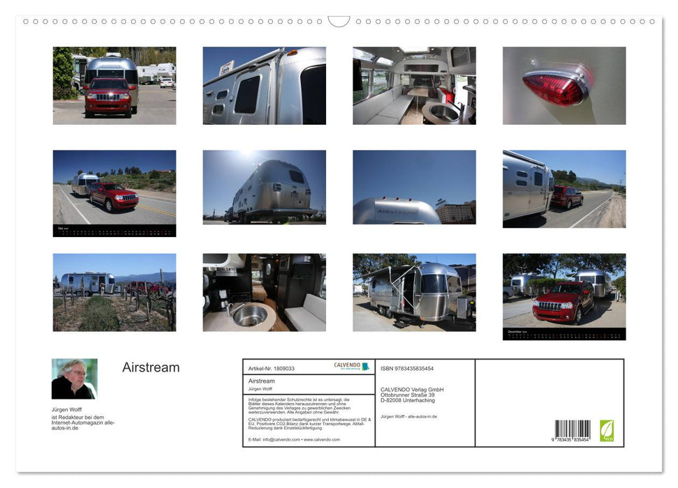 Airstream (CALVENDO Wandkalender 2025)