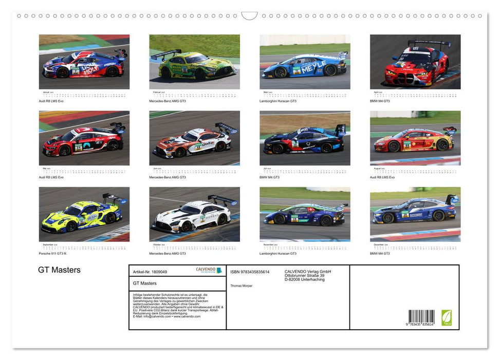 GT Masters (CALVENDO Wandkalender 2025)