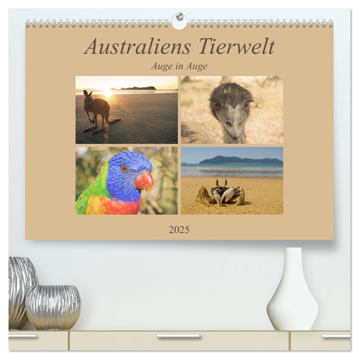 Australiens Tierwelt - Auge in Auge (CALVENDO Premium Wandkalender 2025)