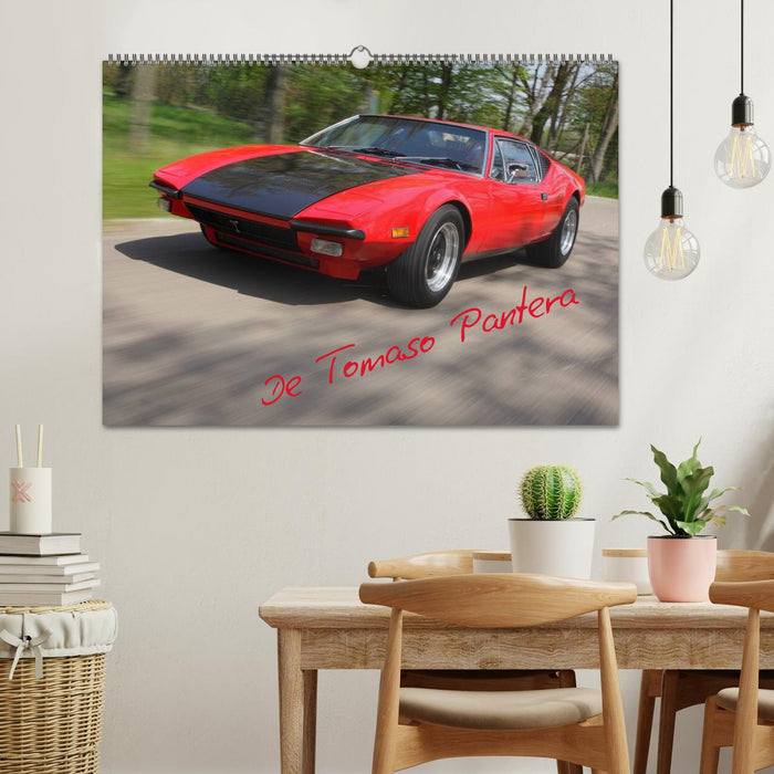 De Tomaso Pantera (CALVENDO Wandkalender 2025)