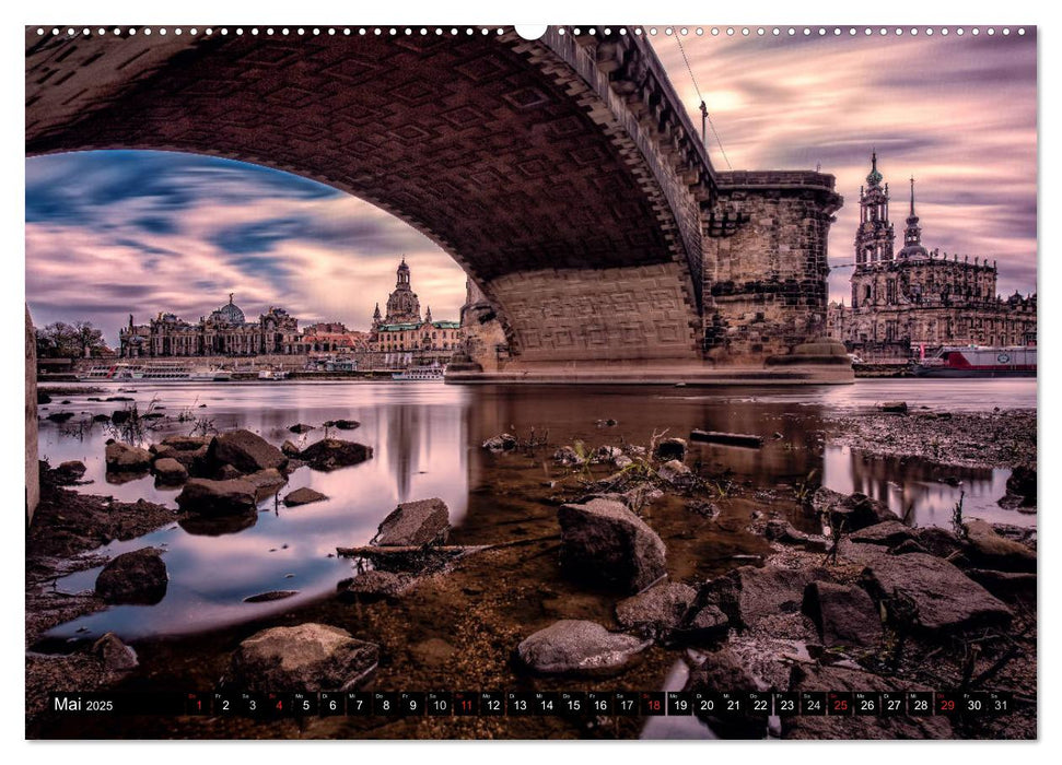 Barockperle Dresden (CALVENDO Premium Wandkalender 2025)